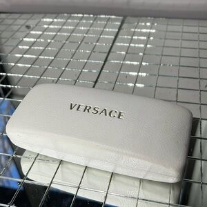 Versace White Hardshell Sunglasses Case